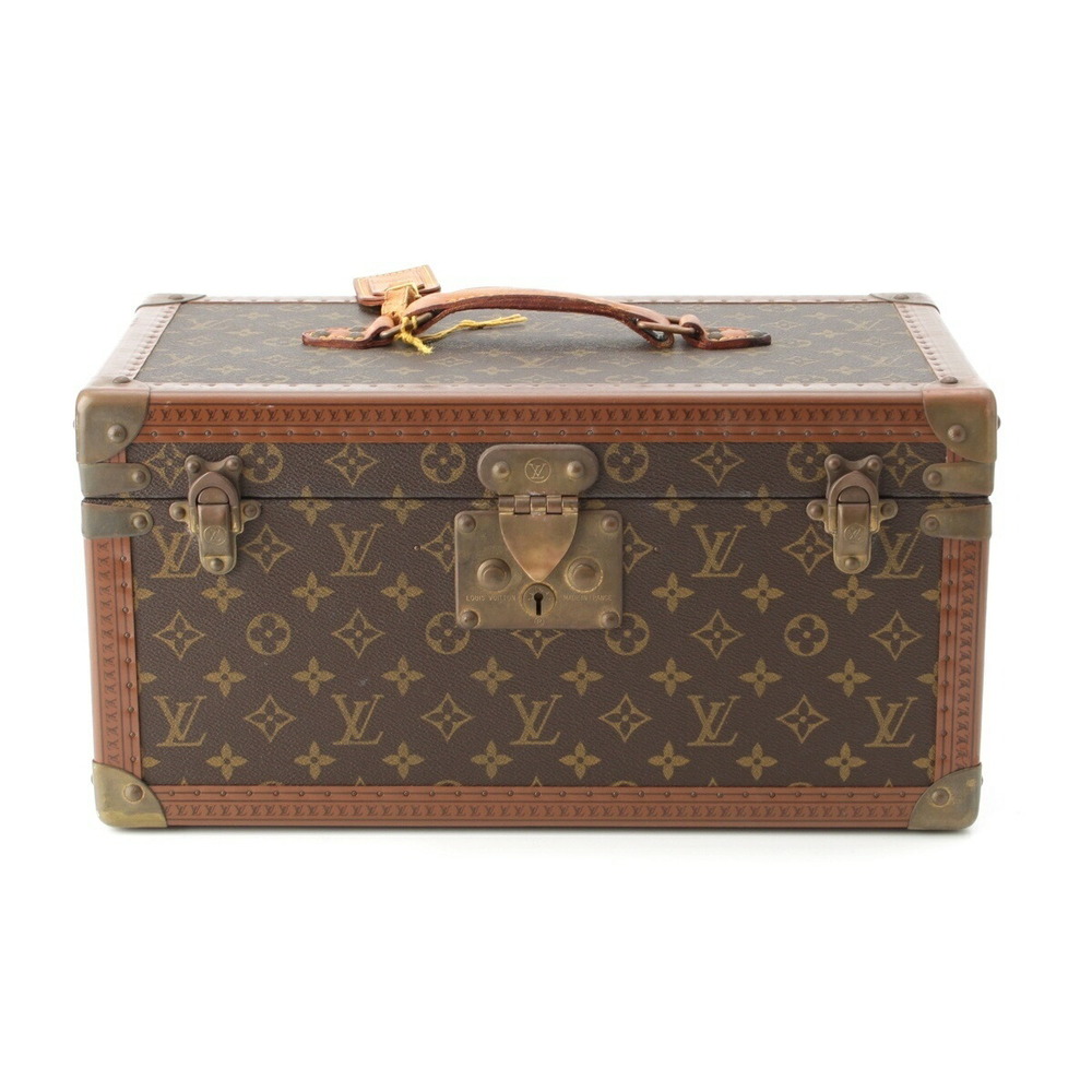 Louis Vuitton Monogram Boite Bouteille Case Wallet Trunk Brown - Picture 1 of 6